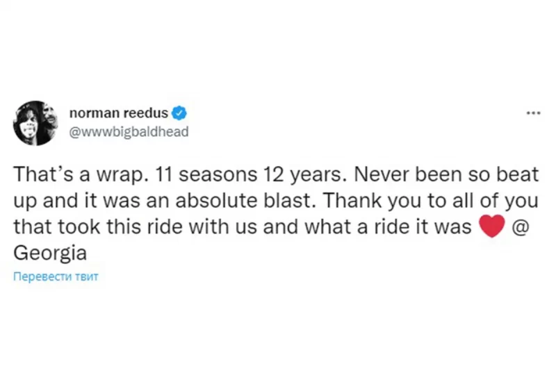 Завершились съёмки последнего эпизода сериала «Ходячие мертвецы»